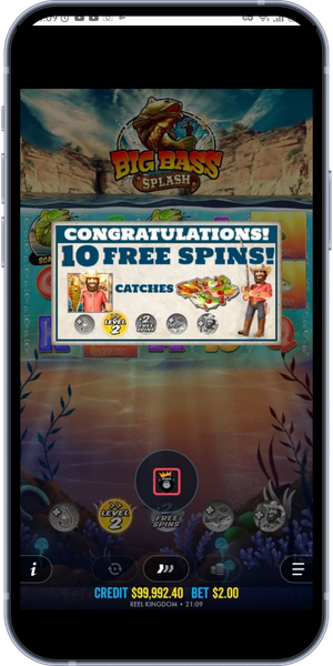 Slot Big Bass Splash 10 sree spins