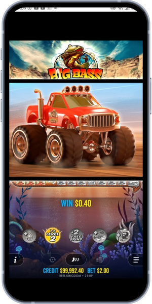 Slot Big Bass Splash mega track
