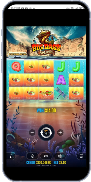 Big Bass Splash gold fish