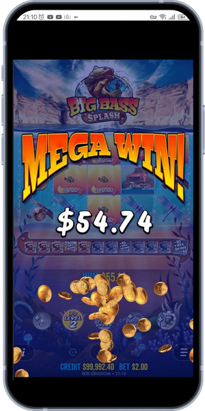 Big Bass Splash mega win